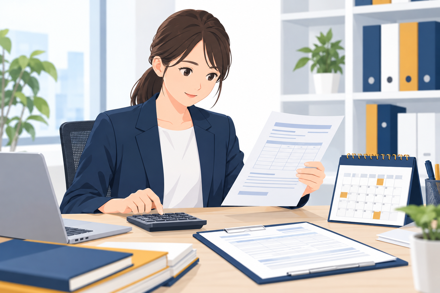 休職中の社会保険料と住民税の集め方を確かめる給与担当者のイメージ