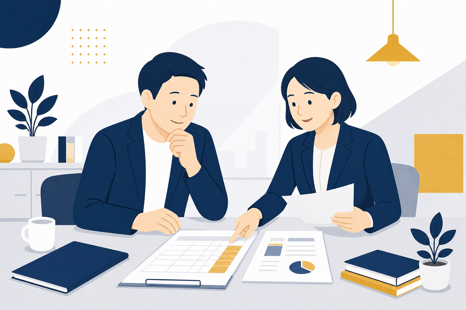 オマカセロウムくんに給与計算を任せる中小企業のイメージ